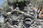 travel Ubud Bali Indonesia stone statues