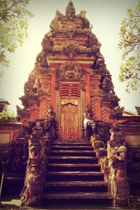 ubud bali indonesia travel sarawati temple